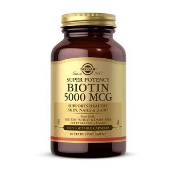 Solgar Biotin 5000 mcg (100 veg caps) 000017489 фото