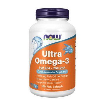 NOW Ultra Omega-3 (180 fish softgels) 000019121 фото
